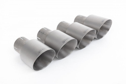 Milltek Audi B9 S4 (Sport Diff Models Only) Resonated Cat Back with Titanium Trims - SSXAU1093