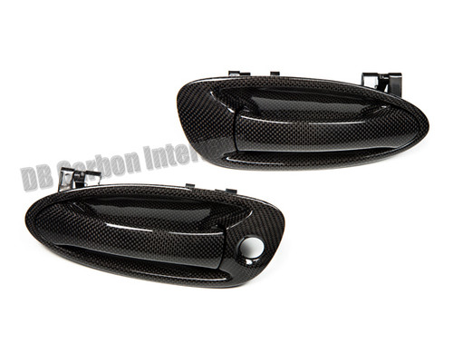 DB CARBON - Door pulls/key hole surround/cover r+l - Porsche Boxster 987.2