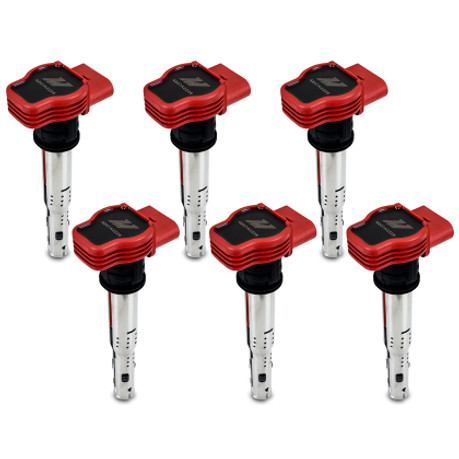 Mishimoto 06-08 VW/Audi Six Cylinder Ignition Coil Set  misMMIG-VW-0606 Mishimoto 06-08 VW/Audi Six Cylinder Ignition Coil Set  misMMIG-VW-0606