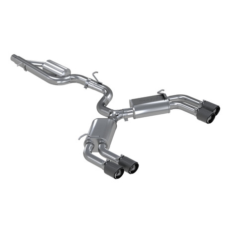 MBRP 15-18 Audi S3 SS 3in Quad Split Rear Exit w/ Carbon Fiber Tips - T304 - mbrpS46013CF MBRP 15-18 Audi S3 SS 3in Quad Split Rear Exit w/ Carbon Fiber Tips - T304 - mbrpS46013CF