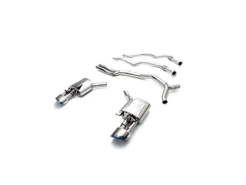 Armytrix Valvetronic Exhaust System Audi RS4 | RS5 Avant/Sportback B9 2.6 V6 Turbo 2017+ - Blue Coated Tips - AU94RE-DS45B