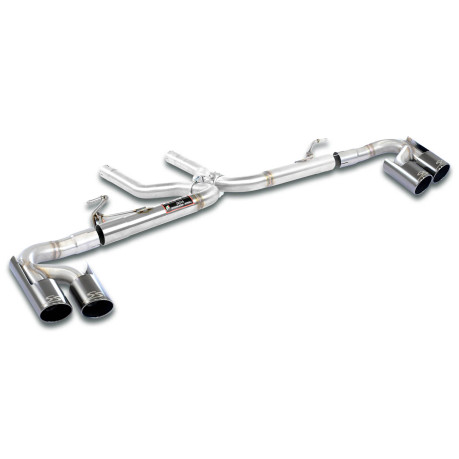 Supersprint PORSCHE CAYENNE (Facelift 958 Series) Rear pipe Right - Left OO100 (Muffler delete) "Gun Metal Grey"  245856