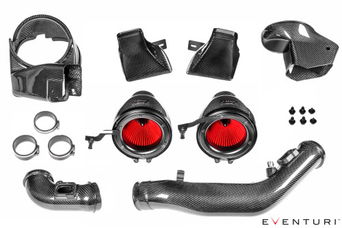 Eventuri BMW F8X M3 / M4 Black Carbon Intake System - V2 - EVE-F8XMV2-CF-INT