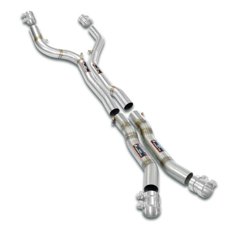 Supersprint BMW G87 M2 Straight Pipe Race Package Deletes the mid resonator Accepts the Std - Oem muffler  746010 Supersprint BMW G87 M2 Straight Pipe Race Package Deletes the mid resonator Accepts the Std - Oem muffler  746010