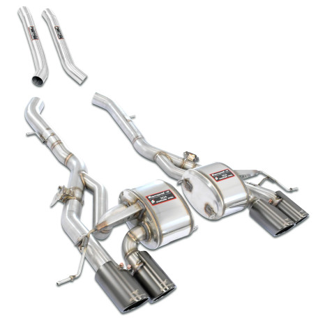 Supersprint BMW G87 M2 Rear Muffler Touring Package Deleting - mid resonator  746050