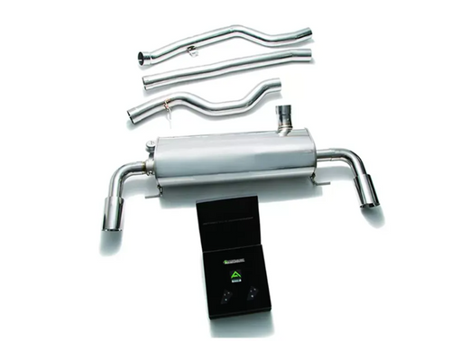 Armytrix Valvetronic Exhaust System BMW 320i/ix | 330i/ix | 420i/ix | 430i/ix G2X B46 2019+ - Chrome Silver Tips - BMG26-DS38C