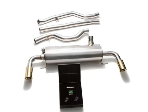 Armytrix Valvetronic Exhaust System BMW 320i/ix | 330i/ix | 420i/ix | 430i/ix G2X B46 2019+ - Gold Tips - BMG26-DS38G