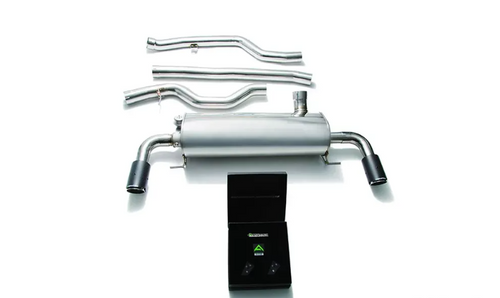 Armytrix Valvetronic Exhaust System BMW 320i/ix | 330i/ix | 420i/ix | 430i/ix G2X B46 2019+ - Carbon Fiber Tips - BMG26-DC38