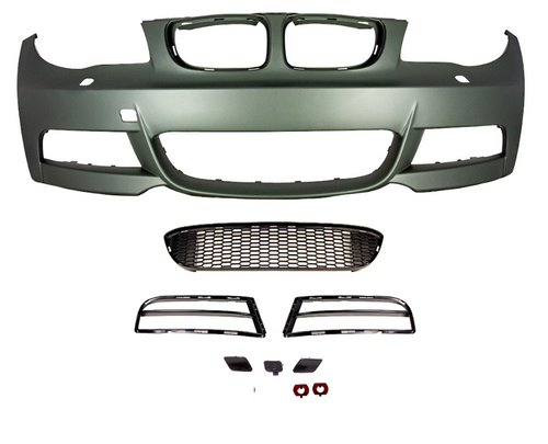 Suvneer BMW E82 MTECH Front Bumper - Fog Delete Version