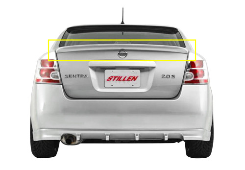 STILLEN Rear Deck Wing for 2007–2012 Nissan Sentra – No Drill Spoiler ...