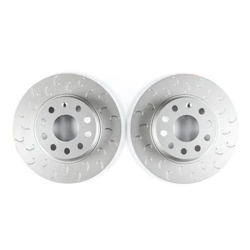 034Motorsport 1-Piece Rear Brake Rotor Upgrade Kit VW Audi MQB PQ35 ...