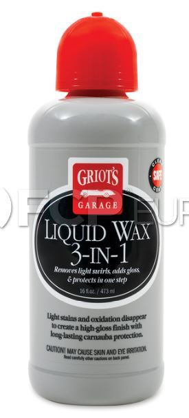 Griot's Garage Liquid Wax 3-in-1 16oz