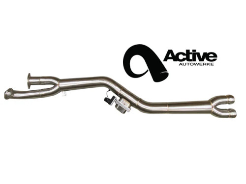 Active Autowerke Single Mid Pipe with F-Brace - F8X M3 / M4 main image 1