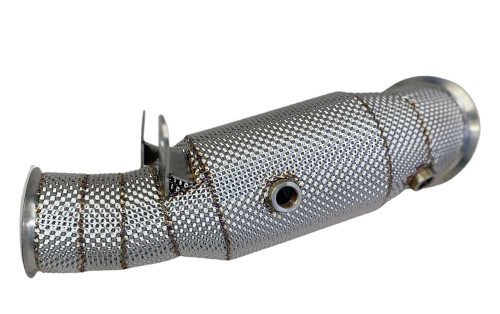 Catted Downpipe with Heat Shield for BMW M135i/M235i/335i/435i/M2 F87 ...