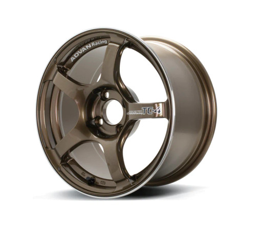 Advan TC4 17x8.5 +31 5-114.3 Umber Bronze Metallic & Ring Wheel