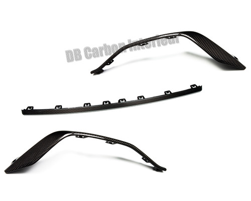 RS Rear Diffuser Trim Lining for Audi Q3 F3 - 3-Piece Carbon Fiber Upgrade