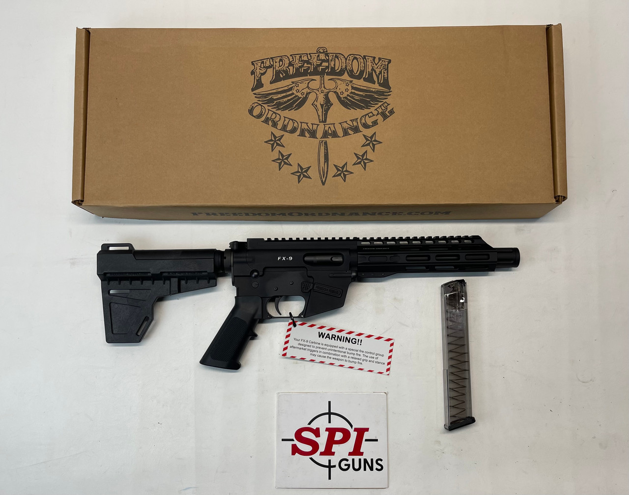 Freedom Ordnance Fx-9 Ar Pistol 9mm Review Freedom Ordnance FX-9 9mm AR Pistol FX9P8 31rd NIB FX9P8 - SPI Guns