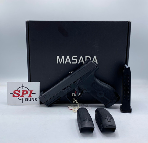 IWI Masada 9MM 17 RD Black 4.1" Optic Ready M9ORP17