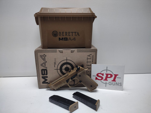 BERETTA M9A4 G 9MM 3-15RDMAG FDE JS92M9A4M15
