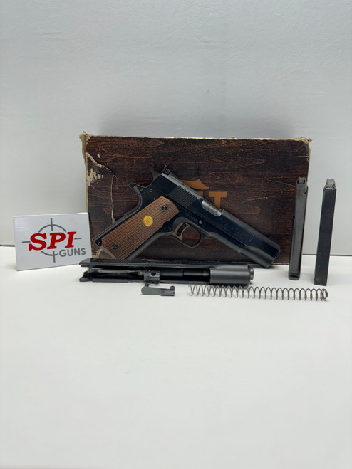 1976 COLT GOLD CUP NATIONAL MATCH .45 ACP 1911  w/ box 22 conversion kit mags