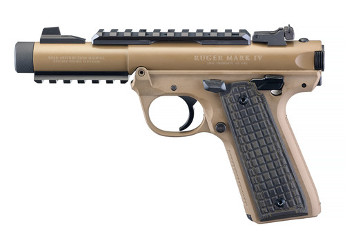 RUGER MARK IV .22 LR PISTOL FDE 40167
