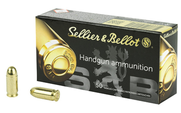 SELLIER & BELLOT .380ACP 20BOXES 1000RDS SB380A
