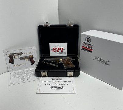 WALTHER EXLUSIVE PPK/S EXQUISITE .380 ACP 1 OF 1,000 4796017