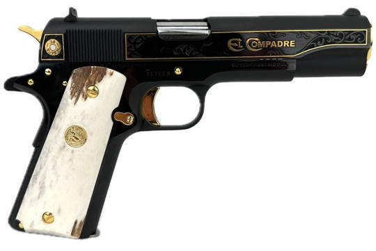 COLT GOVERNMENT 5" BLUED RARE EL COMPADRE 1 OF 500 .38 SUPER O1911C-38-ECB