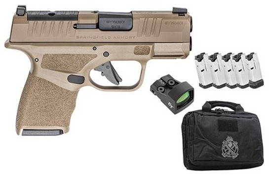 Springfield Armory Hellcat 9mm 3" Pistol FDE GU25 HC9319FOSP-GU25