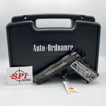 AUTO ORDNANCE 1911 WE STAND Engraved .45 ACP 7+1 RD Capacity KZ1911TCAC5