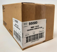CASE 1000 Rounds CCI Blazer Brass 9mm 115gr FMJ Ammo 50rd Boxes 95000