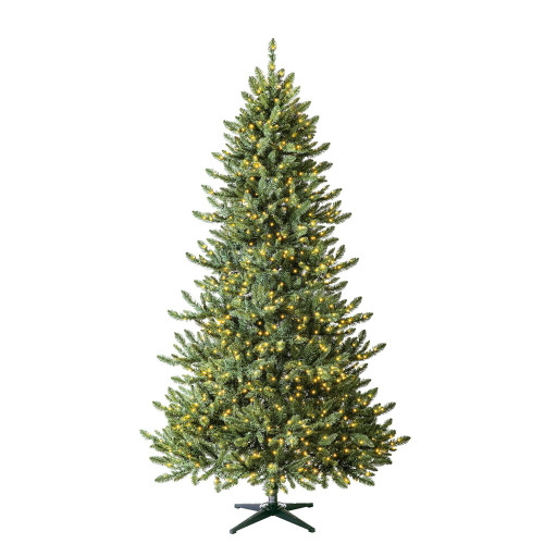7.5 ft Pre-Lit Milford index Pine Artificial Christmas Tree, Clear Micro-Dot LED Lights, by Holiday Time
