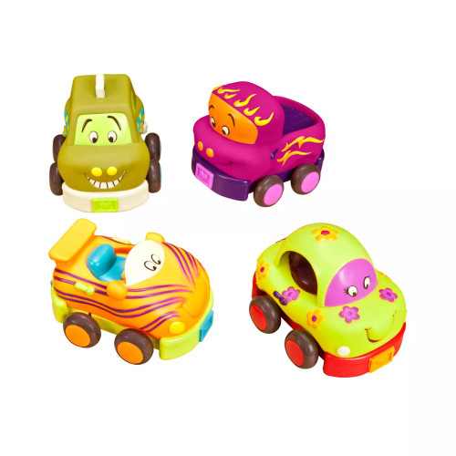 B. Toys 4 Pull-Back Toy Vehicles - Wheeee-ls! (Repackaged)