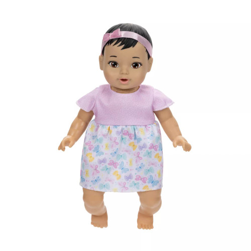 Perfectly Cute Basic 14" Girl Baby Doll - Dark Brown Hair, Brown Eyes