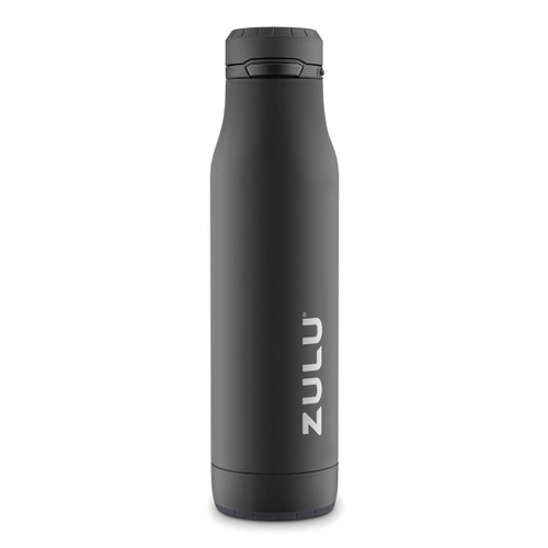 Zulu Ace 24oz Stainless Steel Water Bottle black