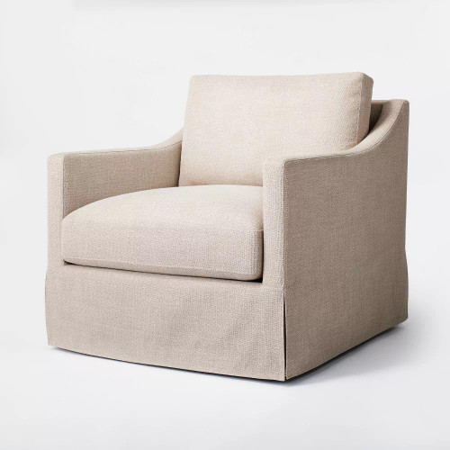 Vivian Park Upholstered Swivel Chair - Threshold™ designed with Studio McGee