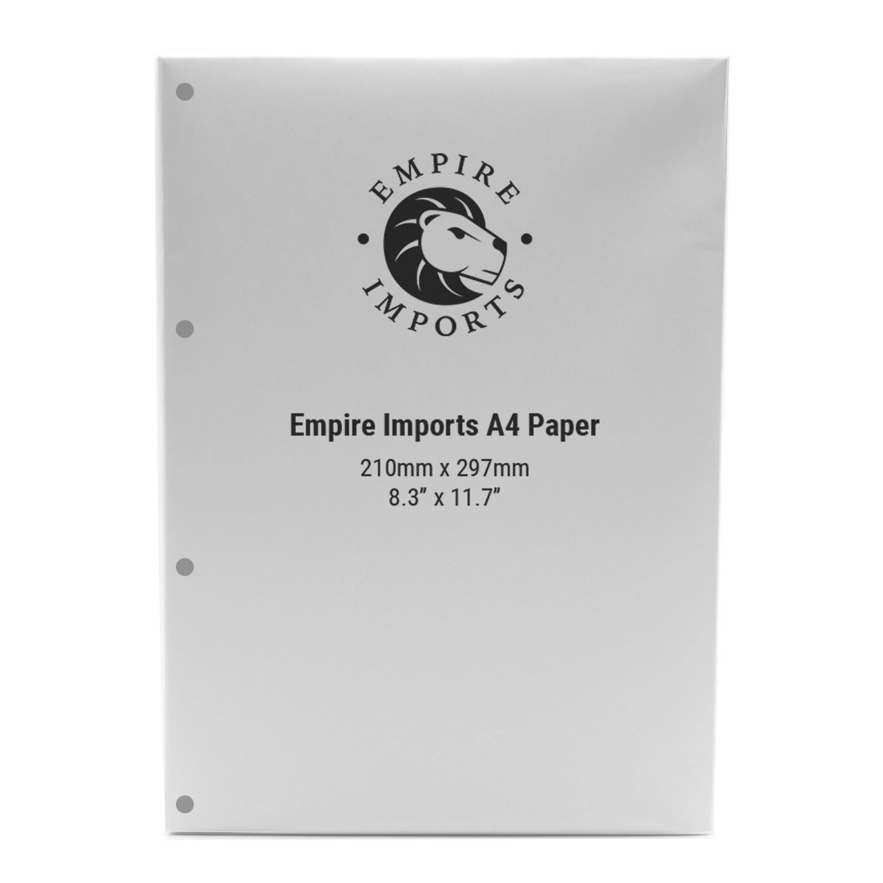 Office Paper, 7-Hole Left-Punched, 8-1/2 x 11, 20-lb., 500/Ream