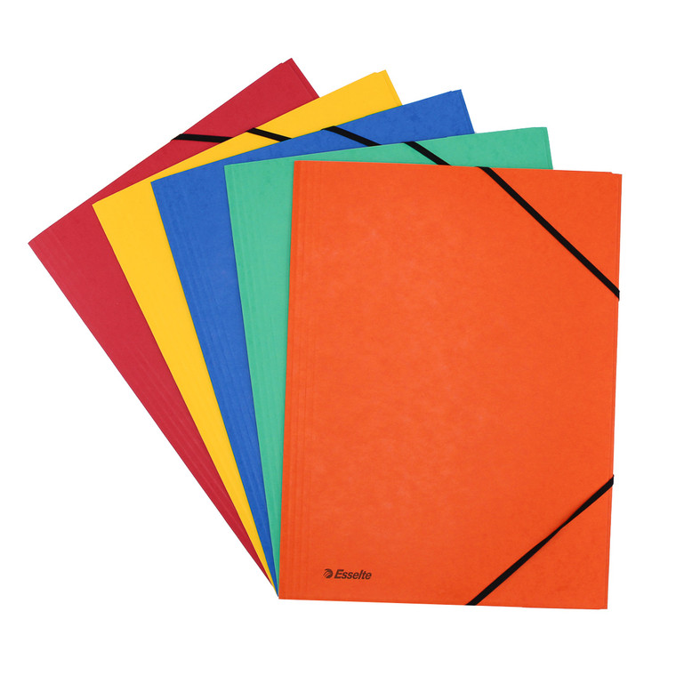Leitz 3-Flap Folders with Elastic Band Closure, Product Photo