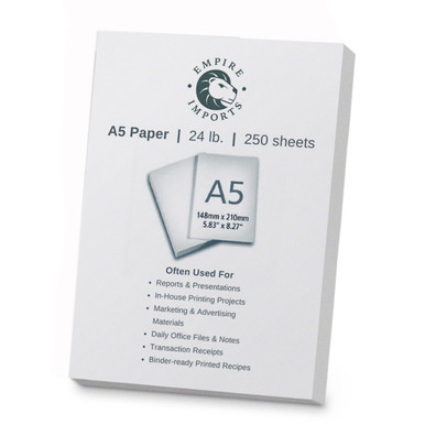 A5 SILKY 100gsm WHITE Paper, VELIN Copier Printer Inkjet High Quality