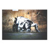 Banksy Canvas Print - Sniffing Copper
