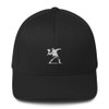 Embroidered White Flower Thrower Baseball Cap Embroidered White Flower Thrower Baseball Cap