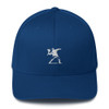 Embroidered White Flower Thrower Baseball Cap Embroidered White Flower Thrower Baseball Cap