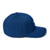 Embroidered White Flower Thrower Baseball Cap Embroidered White Flower Thrower Baseball Cap