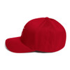 Embroidered White Flower Thrower Baseball Cap Embroidered White Flower Thrower Baseball Cap