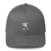 Embroidered White Flower Thrower Baseball Cap Embroidered White Flower Thrower Baseball Cap