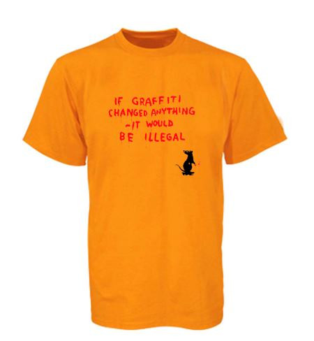 Tribal T-Shirts Maglietta da donna Banksy If Graffiti Changed