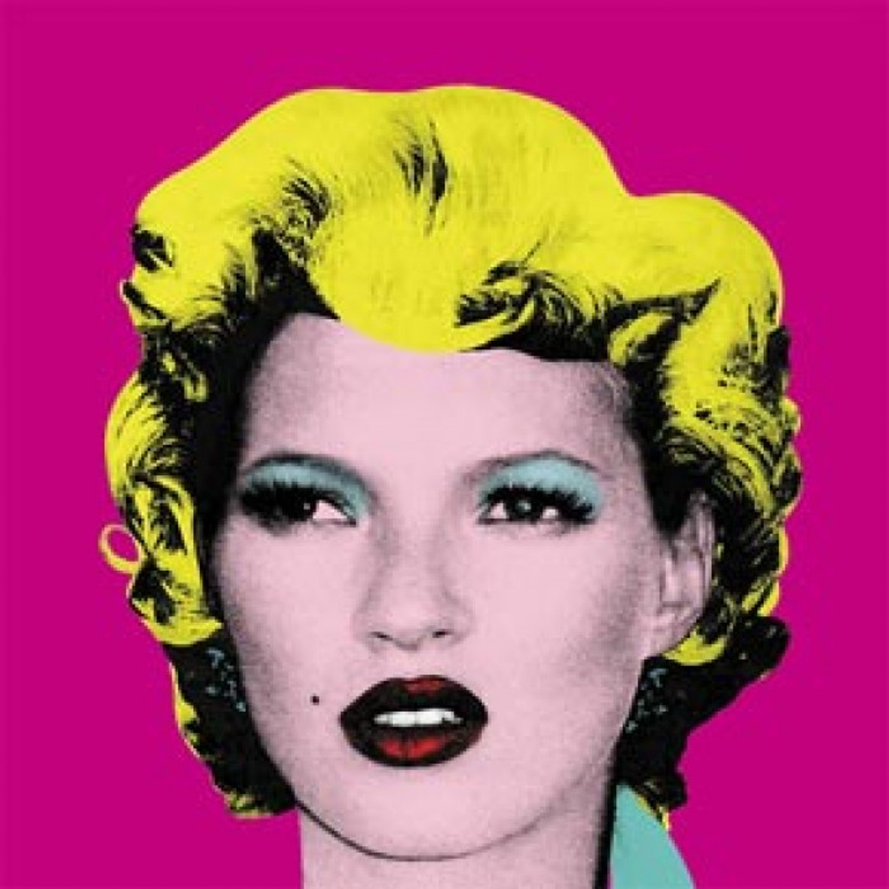 Banksy ケイト・モス シルクスクリーン作品】シートのみ販売 Banksy バンクシーKATE MOSS ケイトモス額装付き