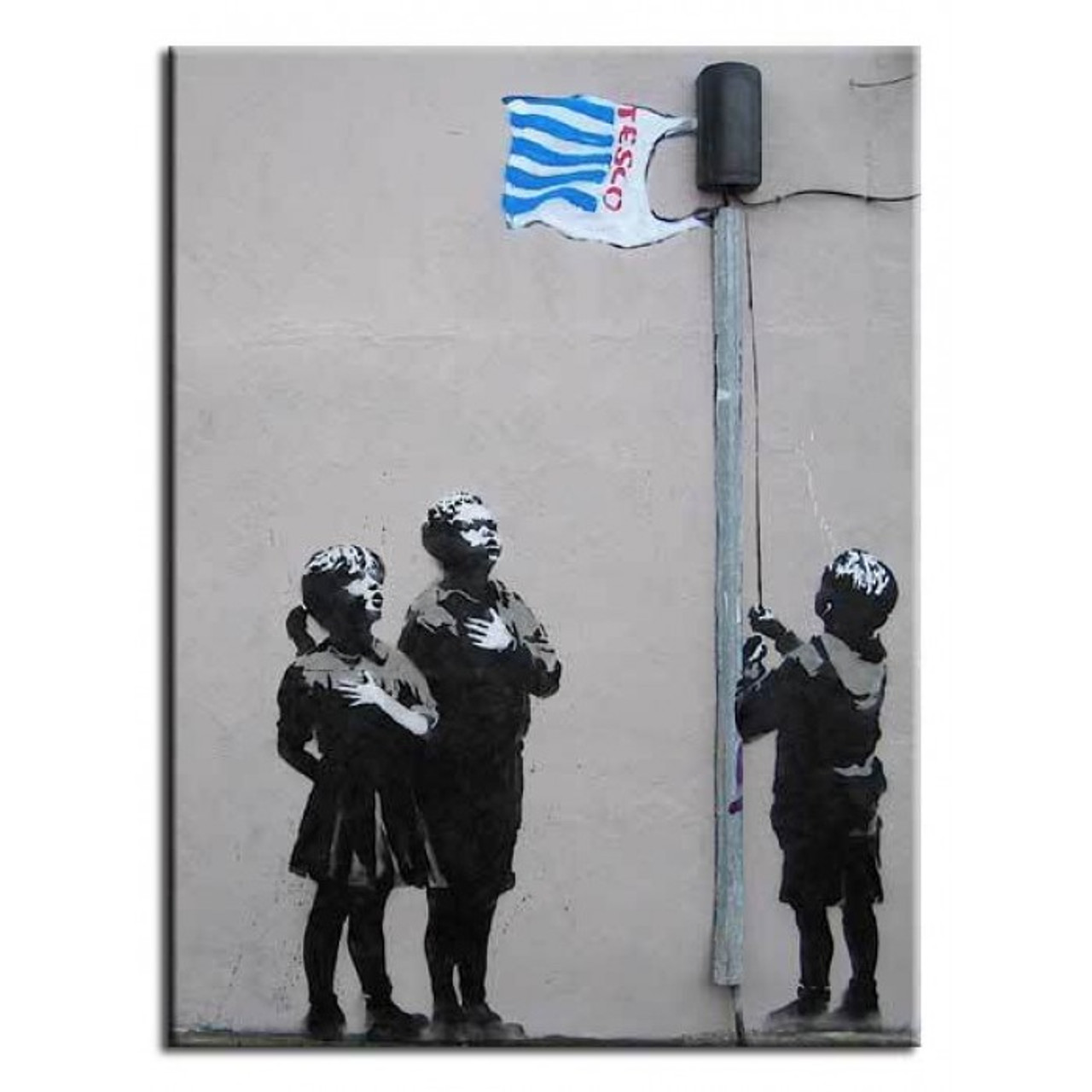 Banksy Louis Vuitton Kid Canvas Print or Poster