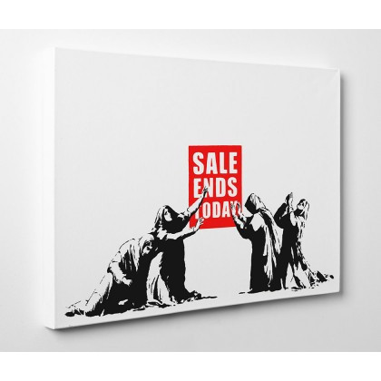 Banksy Canvas Print - Sale Ends Today - The Banksy Shop
