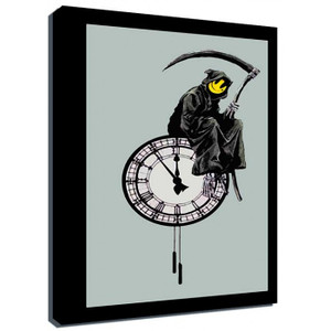 Banksy Canvas Print - Grim Reaper No 1 Banksy Canvas Print - Grim Reaper No 1